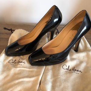 Cole Haan Collection Nike Air black patent shoes